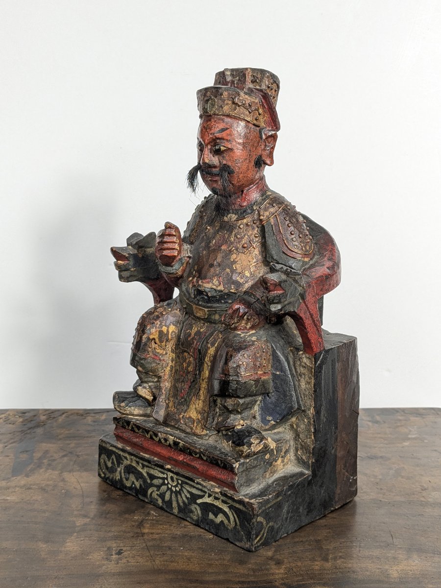 Dignitaire assis — Chine, XIXe siècle-photo-2