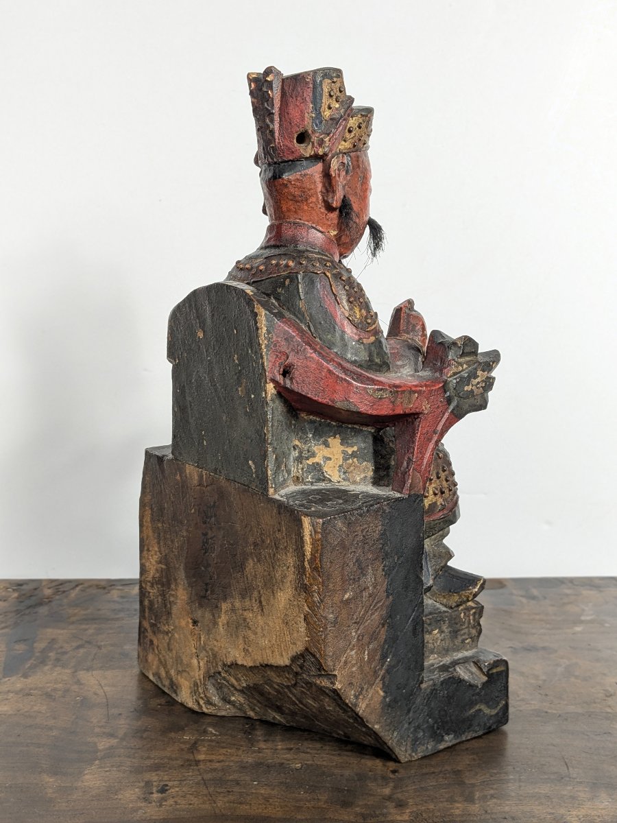 Dignitaire assis — Chine, XIXe siècle-photo-1