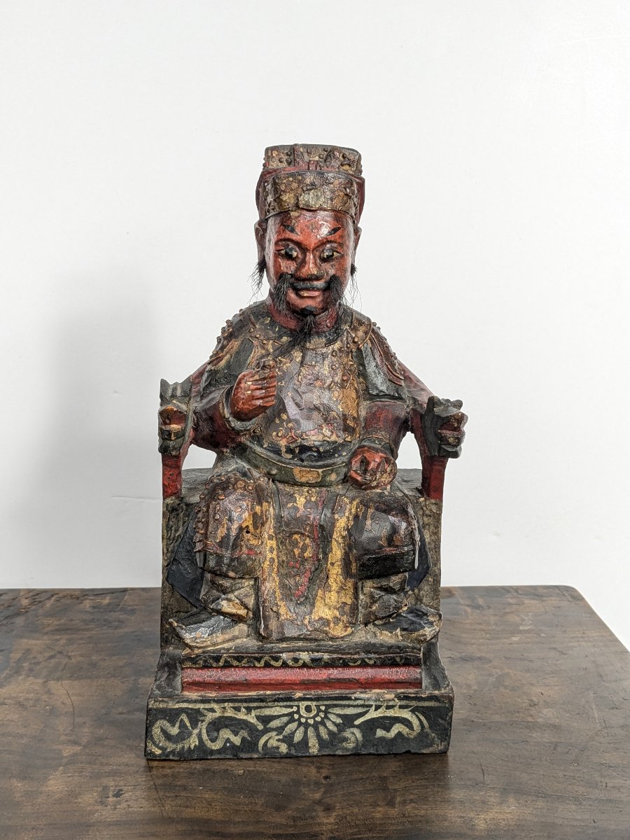 Dignitaire assis — Chine, XIXe siècle
