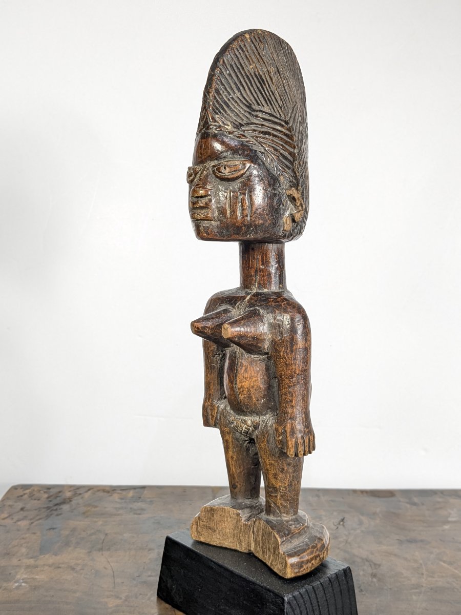 Statuette féminine — ibedji yoruba - Nigéria-photo-2