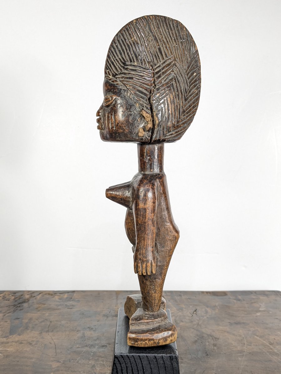 Statuette féminine — ibedji yoruba - Nigéria-photo-3