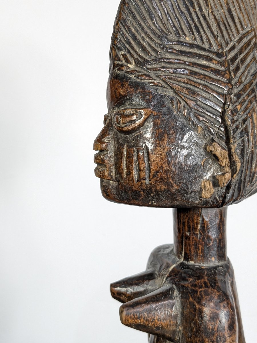 Statuette féminine — ibedji yoruba - Nigéria-photo-6