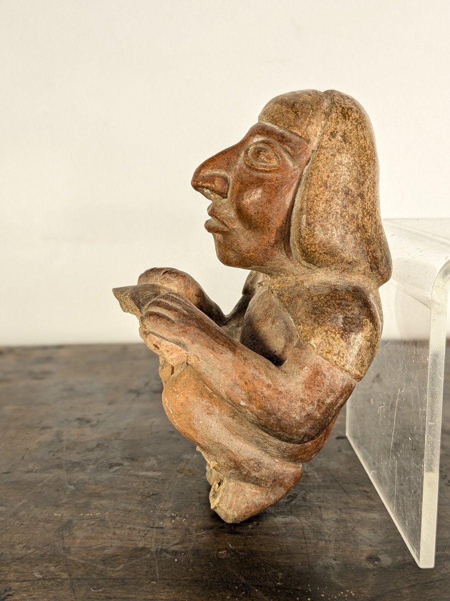 Figurine fragmentaire en terre cuite — Mochica Pérou IIIe-IXe siècle-photo-4