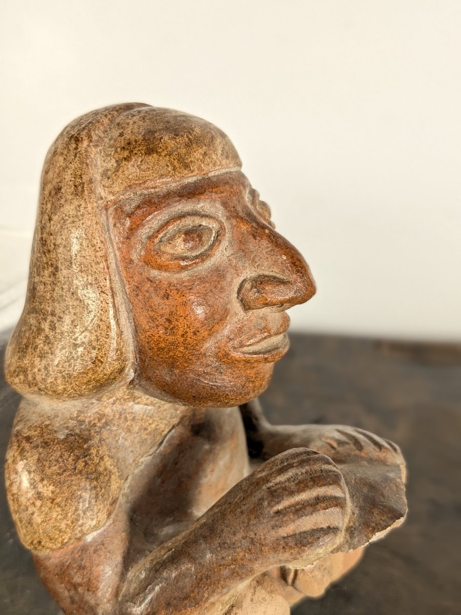 Figurine fragmentaire en terre cuite — Mochica Pérou IIIe-IXe siècle-photo-4