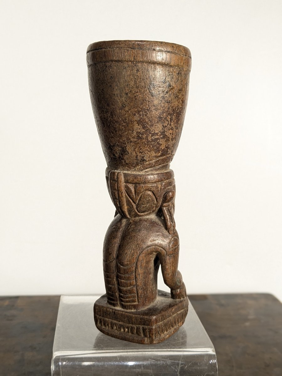 Small Mortar - Dayak, Indonesia, Early 20th Century-photo-1
