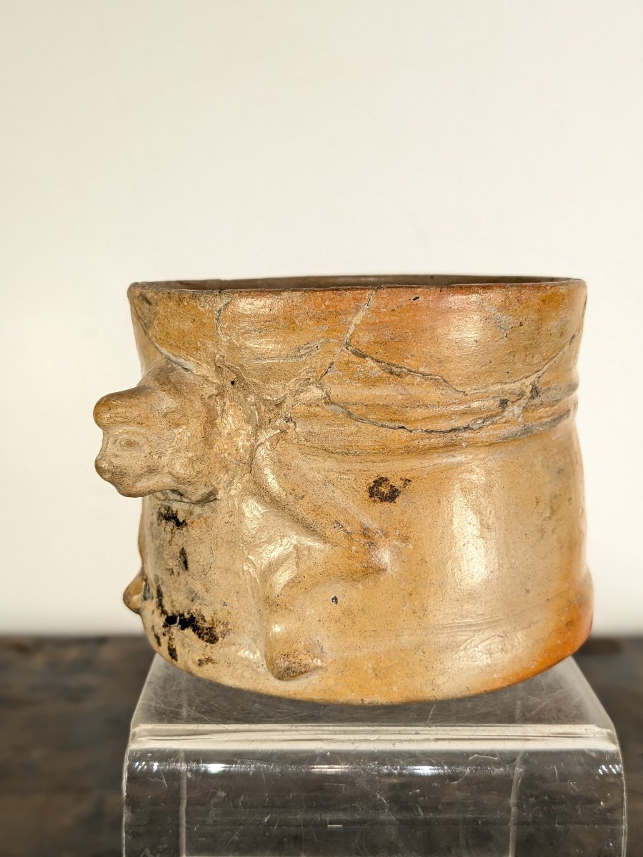 Vase au singe — Veracruz, Mexique IIe-IXe siécle-photo-2