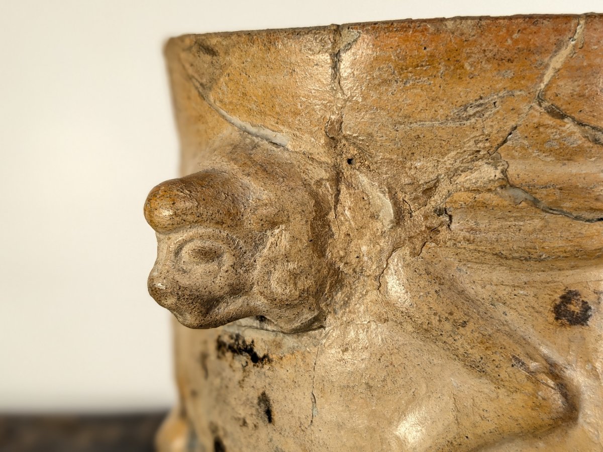 Vase au singe — Veracruz, Mexique IIe-IXe siécle-photo-3
