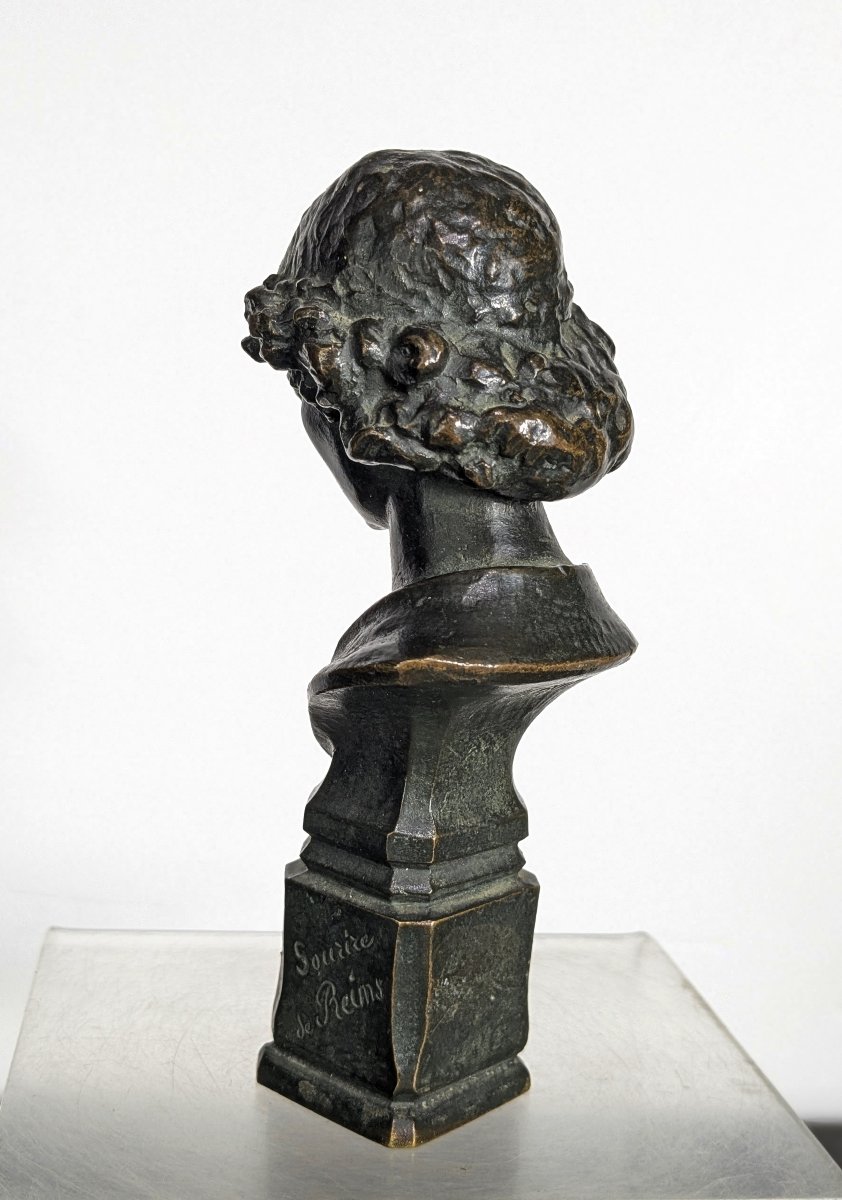 The Smile Of Reims – Late 19th-century Bronze-photo-2