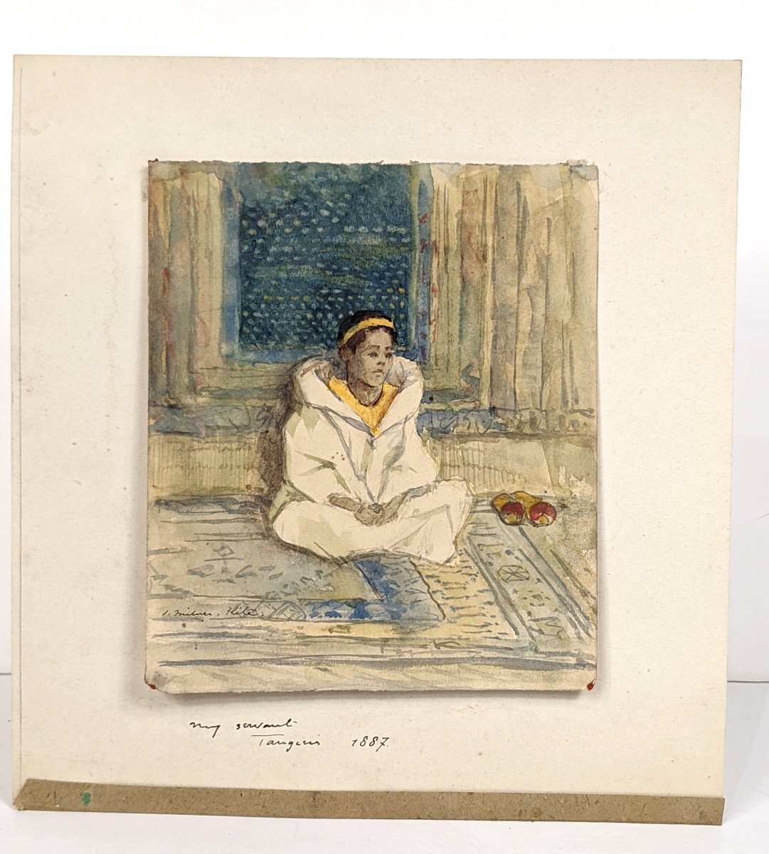 Young Servant, Tangier 1887 - Joseph Milner Kite 1862 - 1945-photo-2