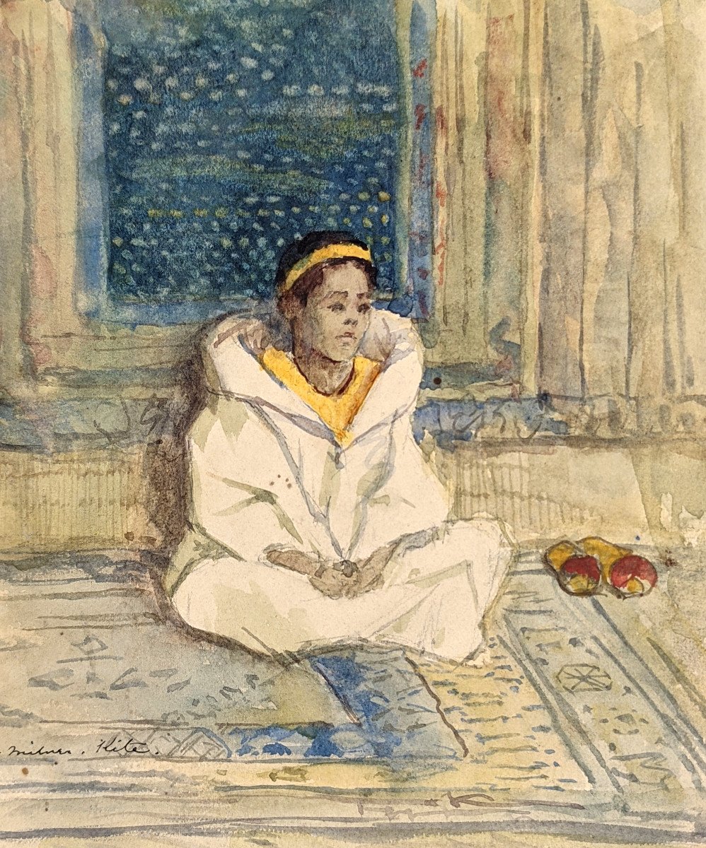 Young Servant, Tangier 1887 - Joseph Milner Kite 1862 - 1945-photo-4