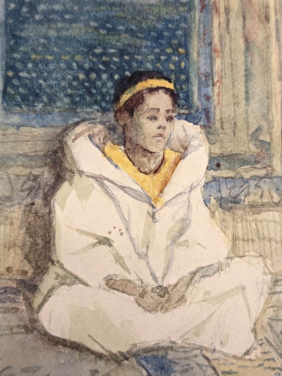 Young Servant, Tangier 1887 - Joseph Milner Kite 1862 - 1945-photo-3