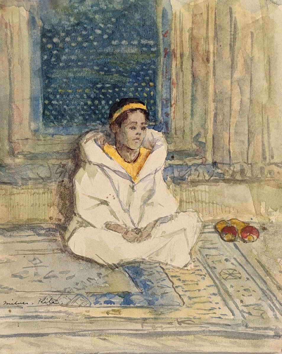 Young Servant, Tangier 1887 - Joseph Milner Kite 1862 - 1945