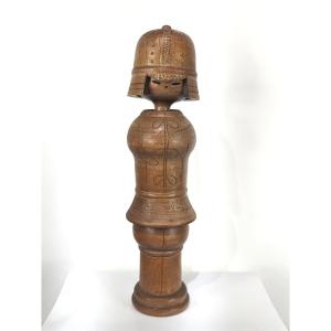 Kokeshi samouraï 51cm - S. Sekigushi (1925 - 2018) - Japon 1960 -ko176