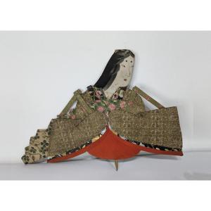 Marionnette Dame de Cour - Japon - Oshi-e - époque Meiji"