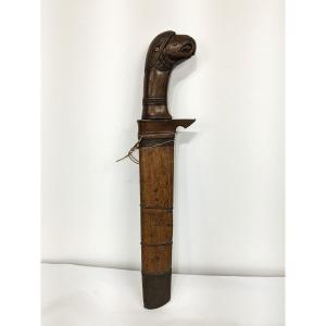 Machete Indonesia Or Bali - Parrot Head Dated 1931