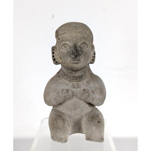 Cultural Statuette Of Tumaco - Colombia 3rd Bc - 3rd Ad