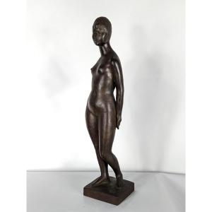Nude - Bronze By Yoshiro Saito - Circa 1960 - Japan