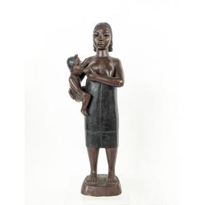 Maternité Madagascar - travail Sakalava 1960-70 