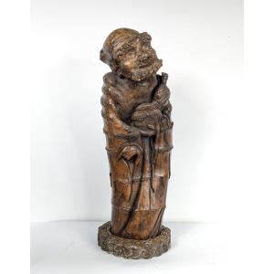 Bamboo Figure, China Circa 1900