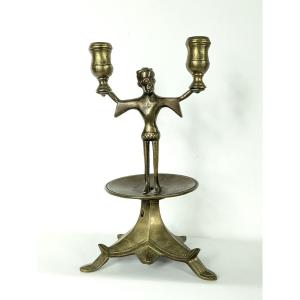 Neo-gothic Candlestick, Second Half Of The 19th Century
