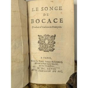 Le Songe de Bocace — Paris, veuve Pierre Boüillerot, 1698
