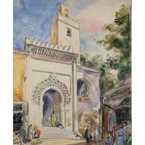 View Of Fez - 1953 - Charles Ernest Smets (1909–1987)