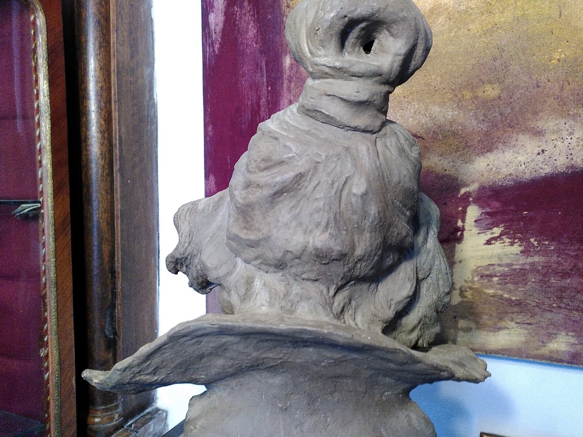 BUSTE DE FEMME STYLE ART NOUVEAU-photo-2