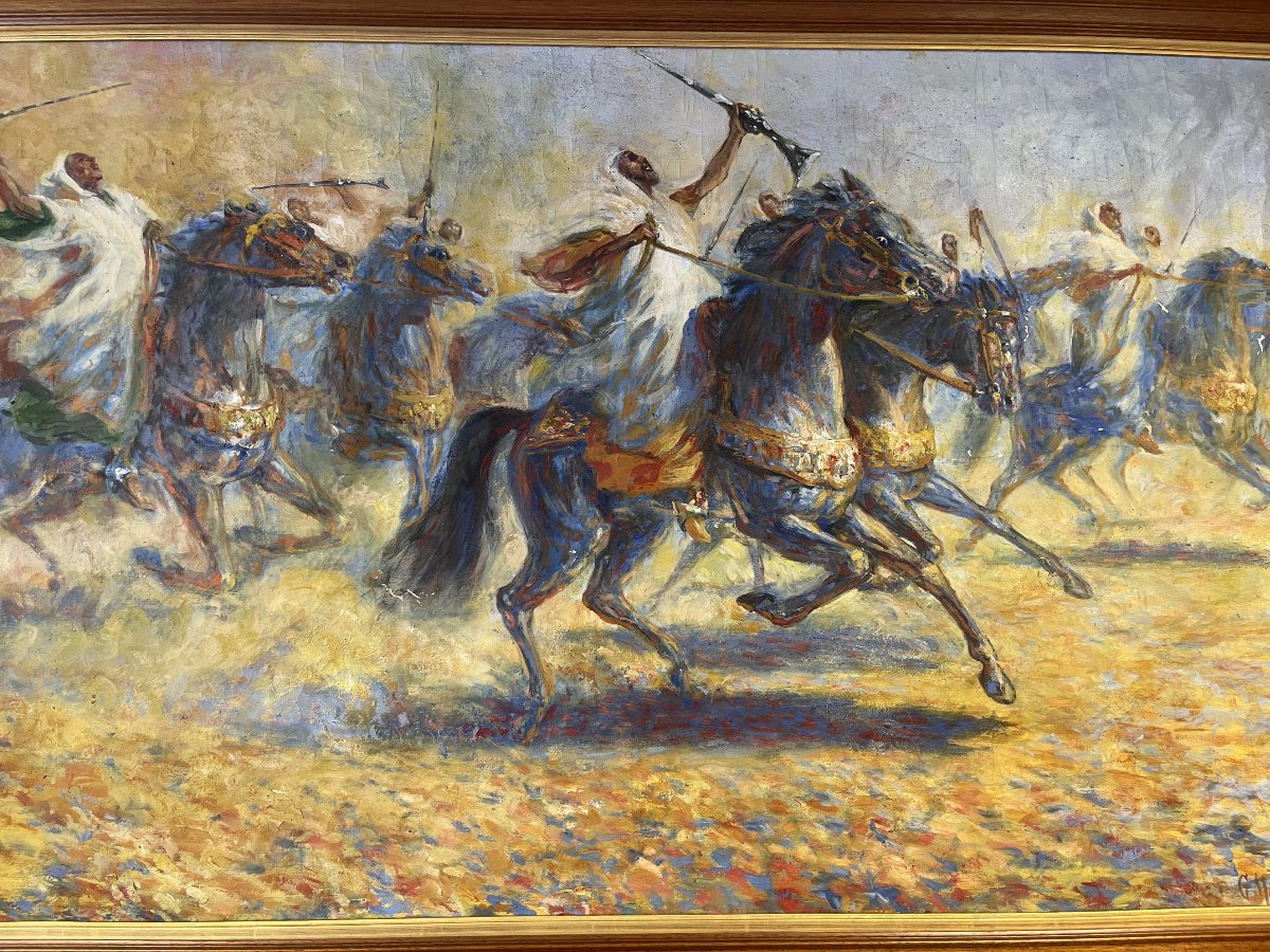 CHARGE DE CAVALIERS.    G SAUVEUR MAURY-photo-1