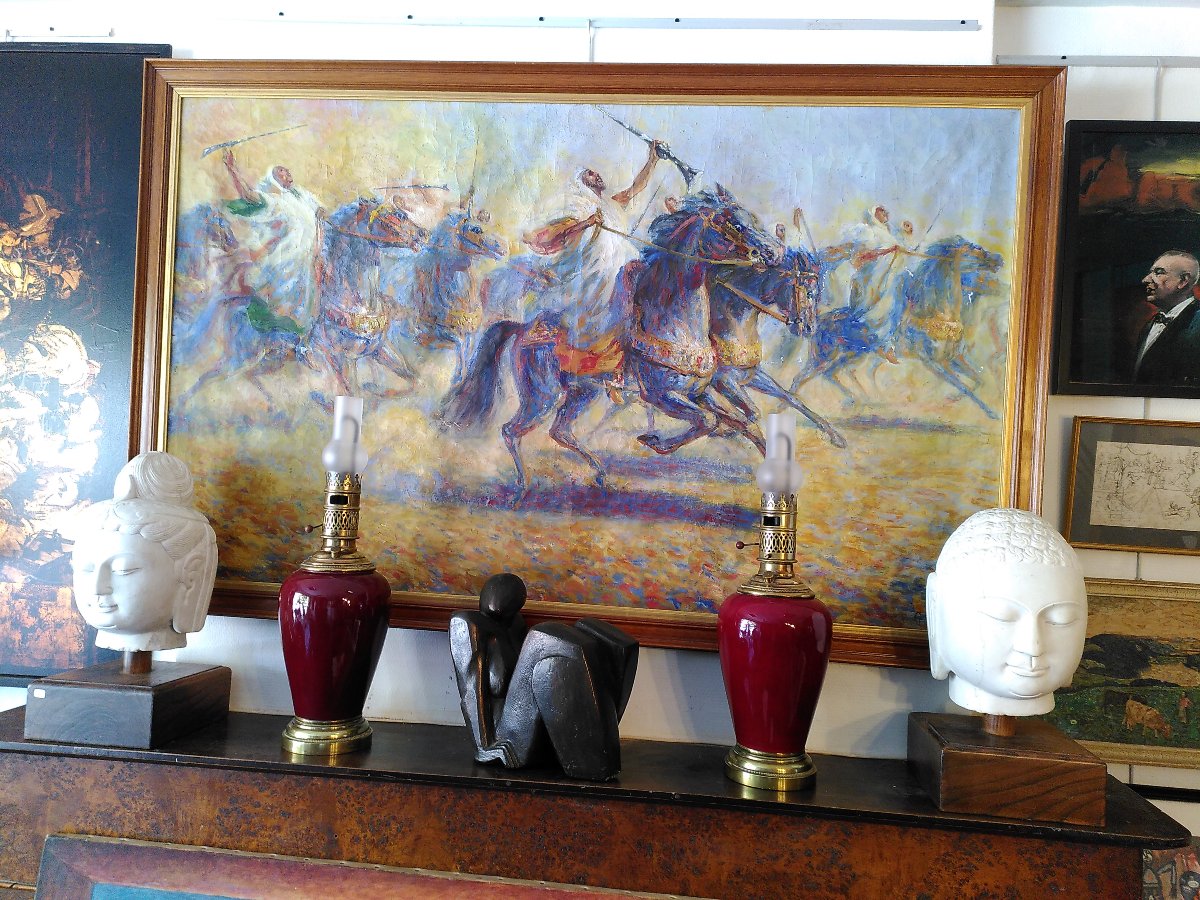 CHARGE DE CAVALIERS.    G SAUVEUR MAURY
