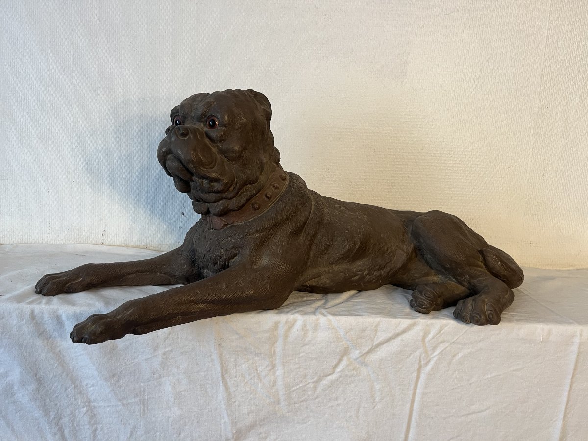 CHIEN ALLONGE