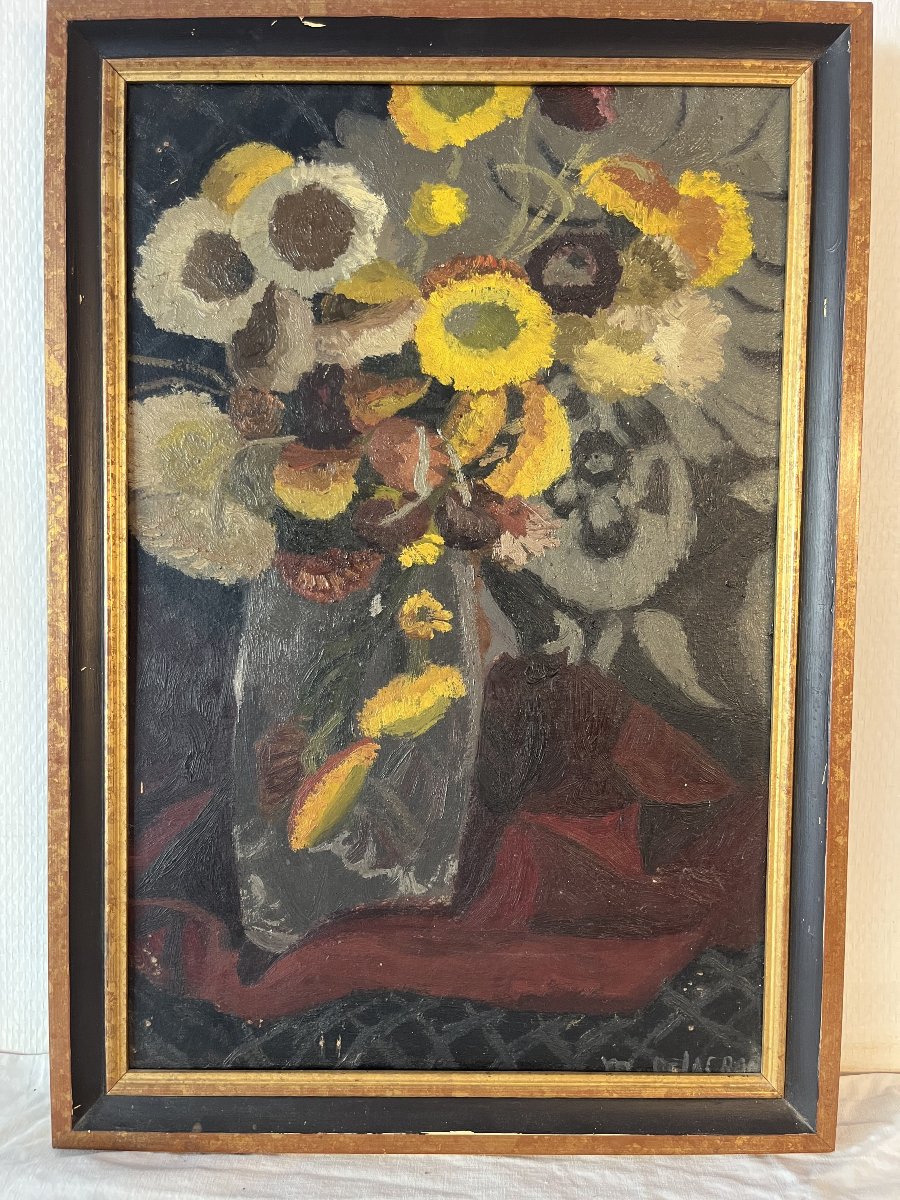 POT  DE FLEURS ; MARTHE DELACROIX