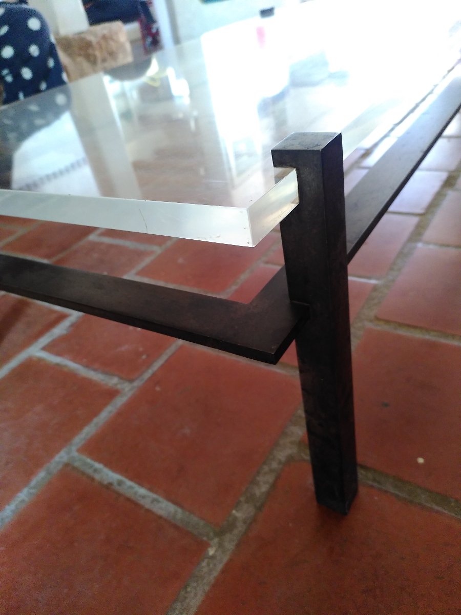 TABLE BASSE MODERNISTE 1960-photo-2