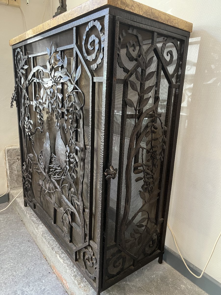 CACHE RADIATEUR ART DECO-photo-2