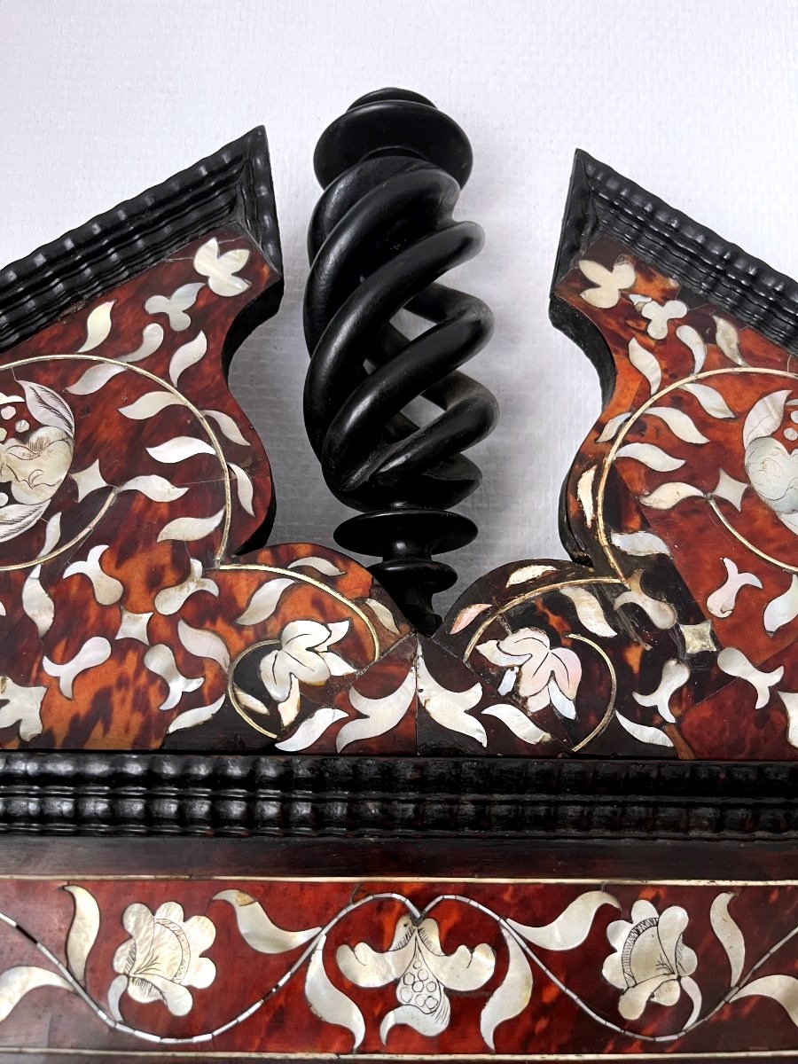 GRAND MIROIR  ANGLO-INDIEN -photo-3