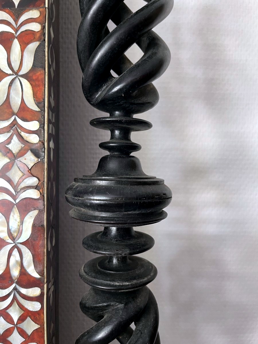 GRAND MIROIR  ANGLO-INDIEN -photo-3