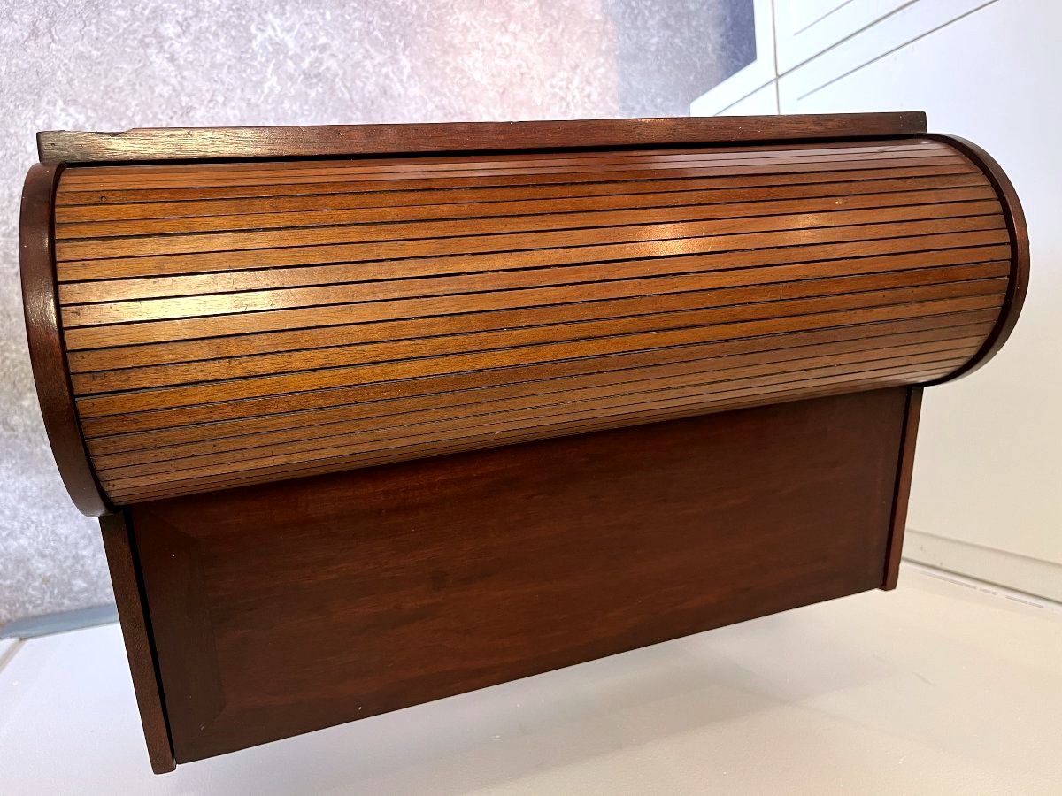 Small 19th-century Cylinder Desk-photo-4