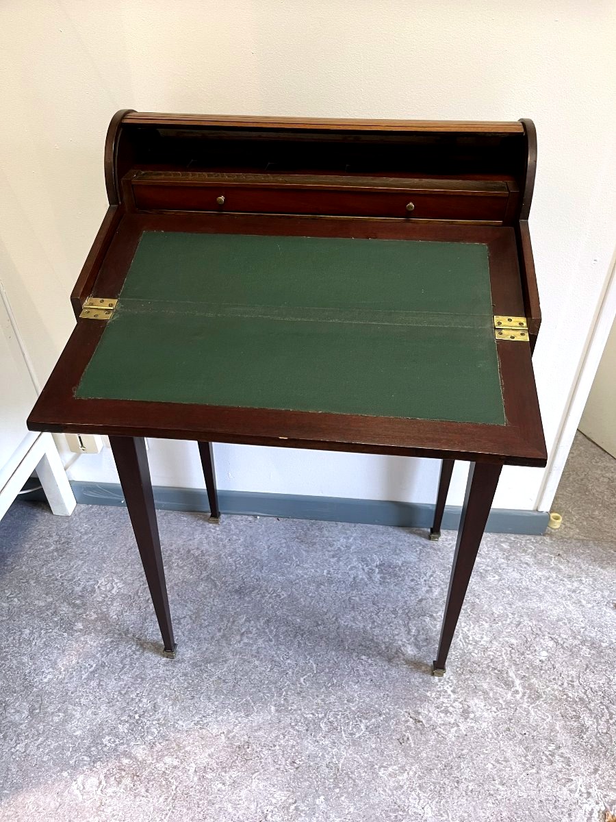 Small 19th-century Cylinder Desk-photo-2