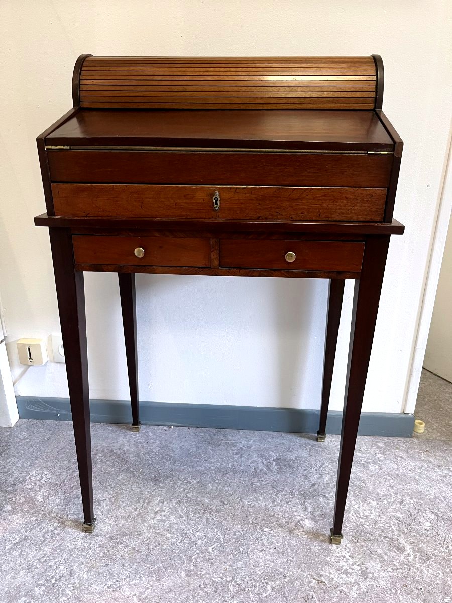 Small 19th-century Cylinder Desk