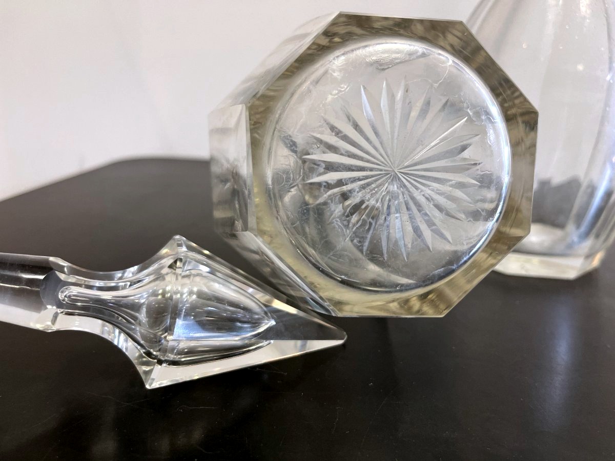 Pair Of Crystal Decanters-photo-4