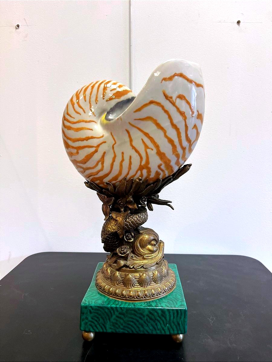 Large Ceramic Nautilus