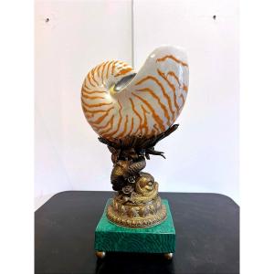 Large Ceramic Nautilus