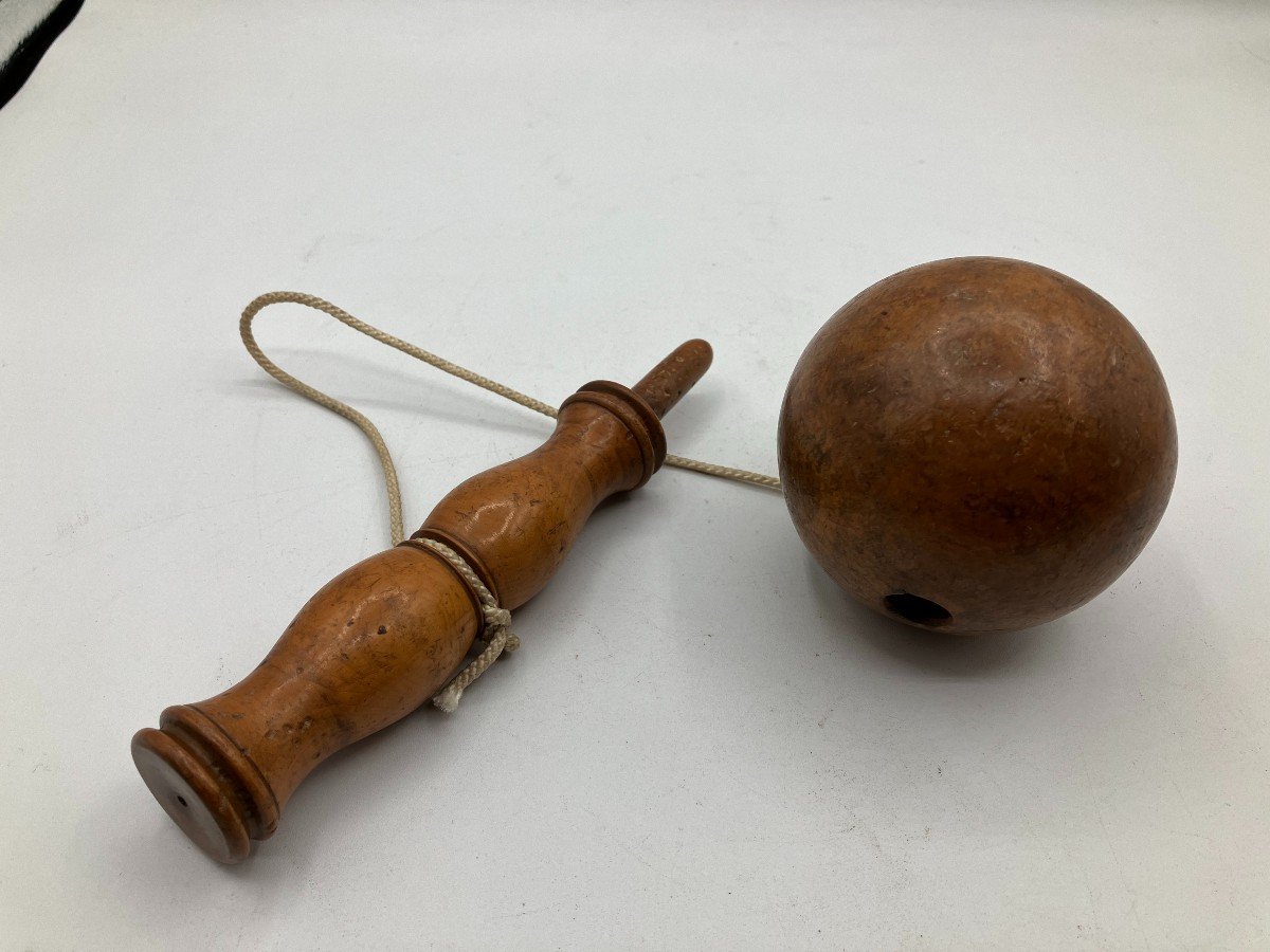 Ball Game In Fine Wood (boxwood)-photo-4