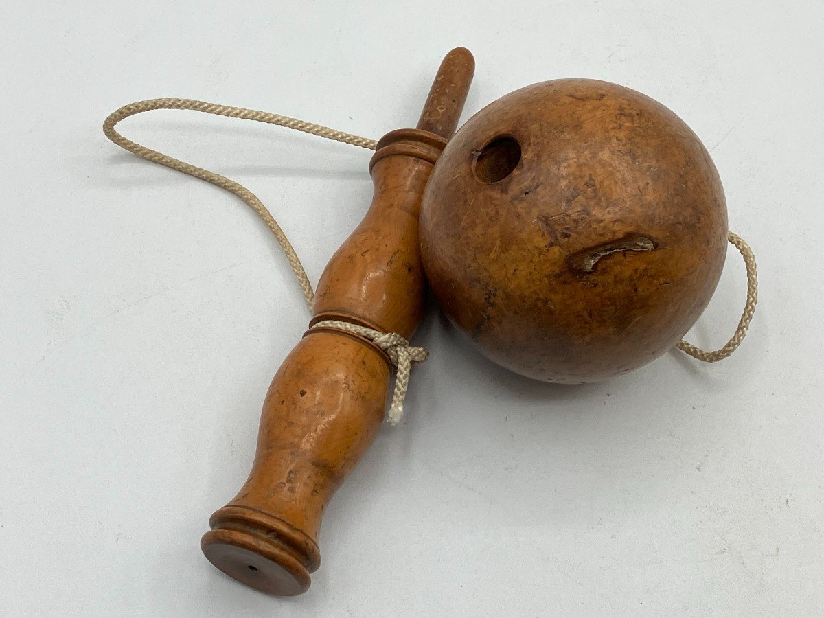 Ball Game In Fine Wood (boxwood)-photo-2
