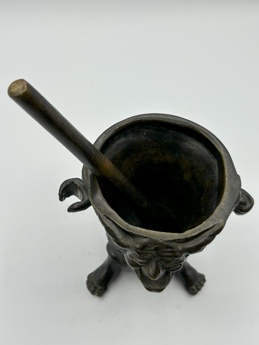 Mortier en bronze-photo-2