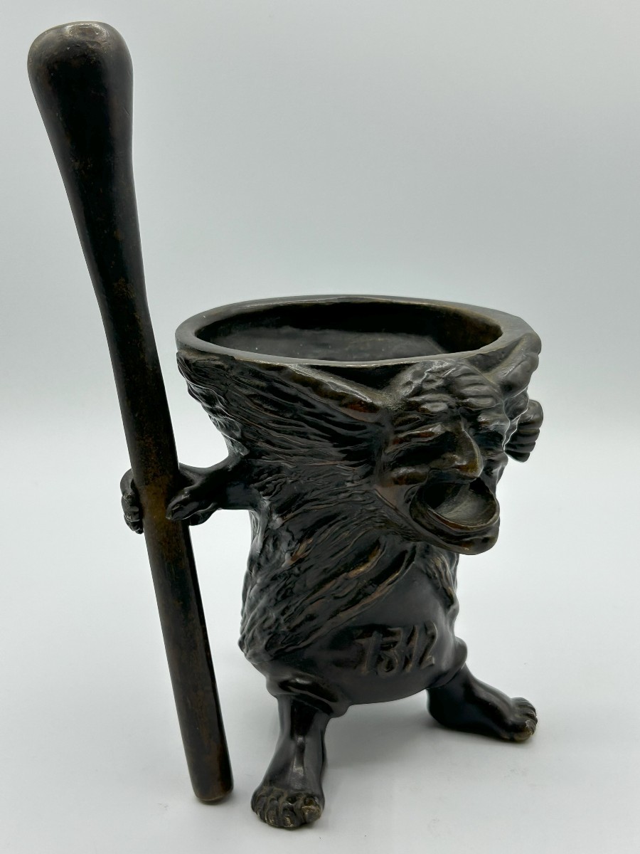 Mortier en bronze