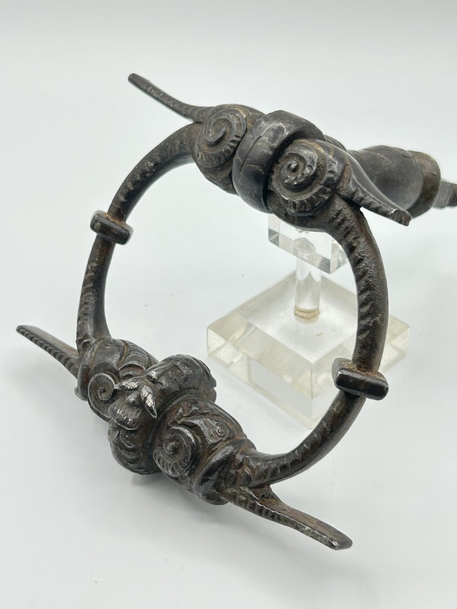 Heurtoir en fer forgé-photo-1