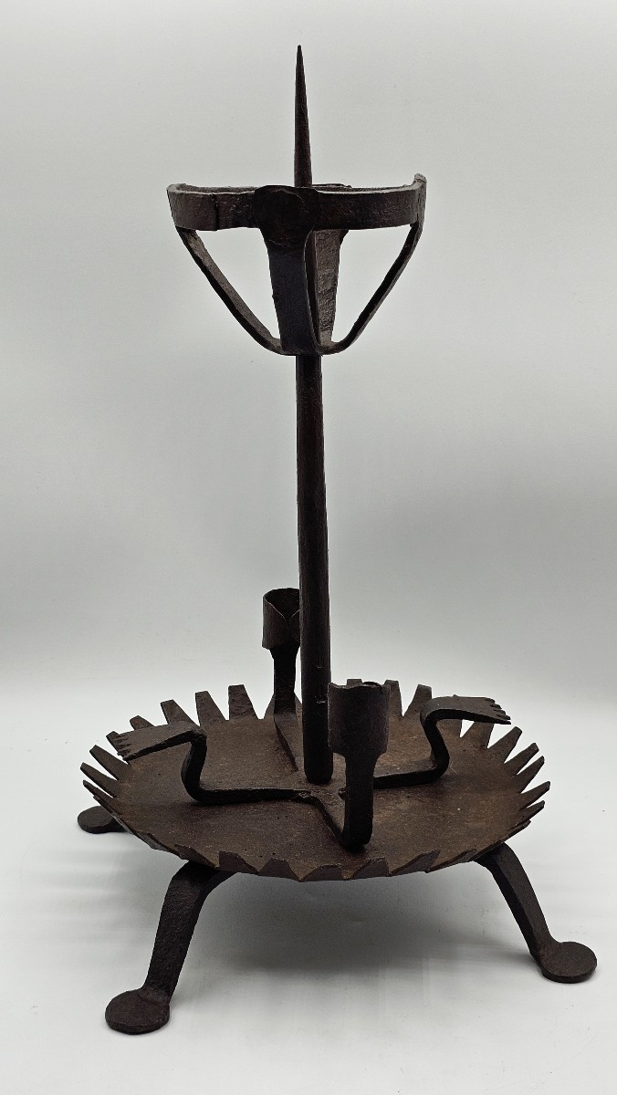 Chandelier en fer forgé 