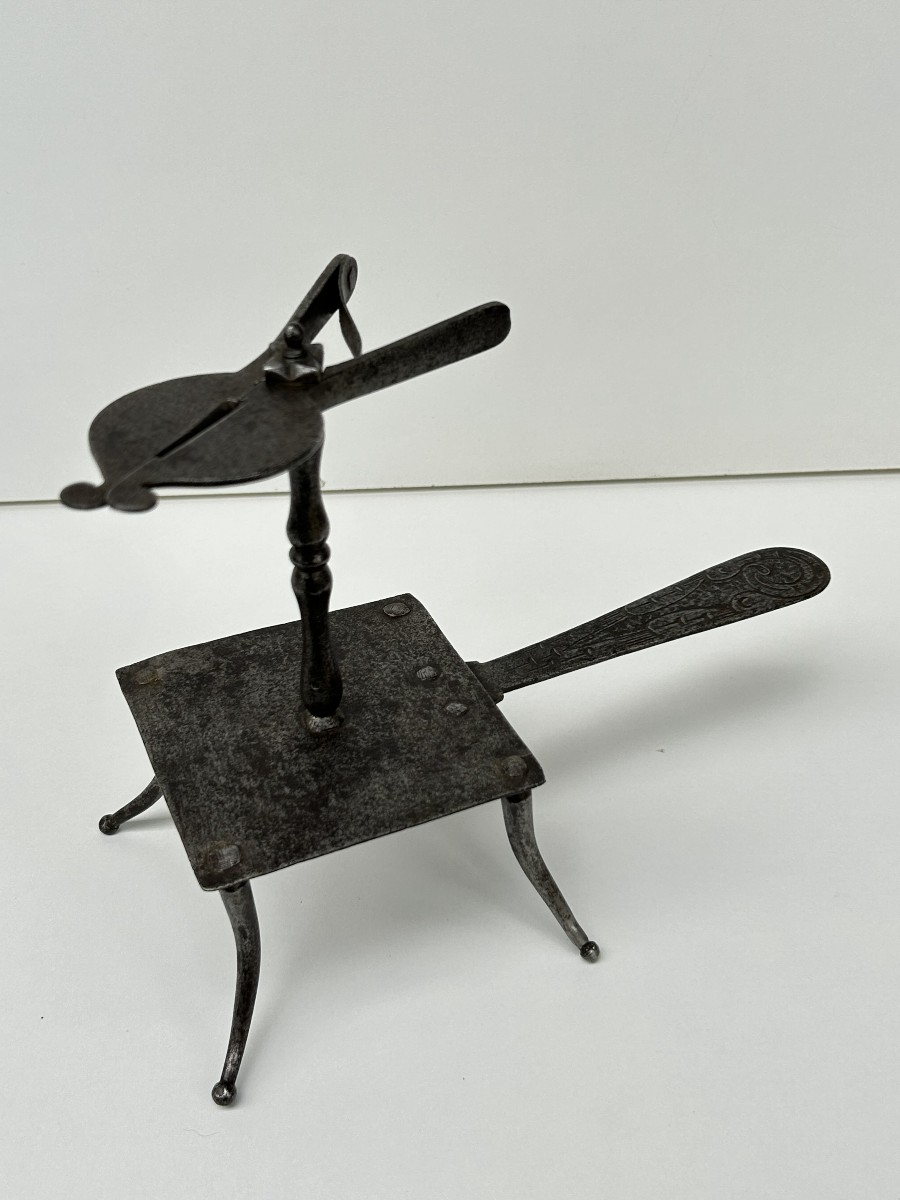 Ciseaux en fer forgé pour bougie à minuterie