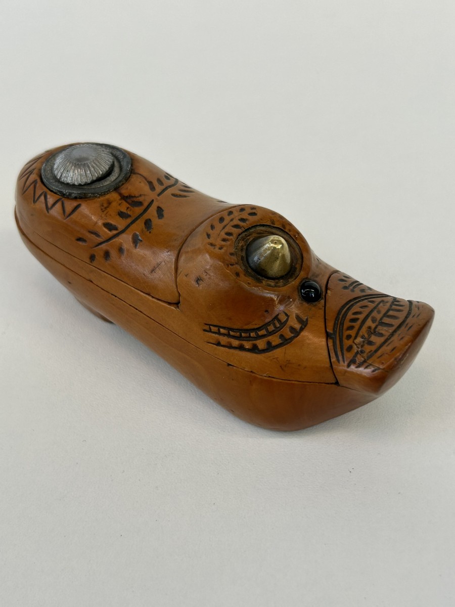 Tabatière en bois