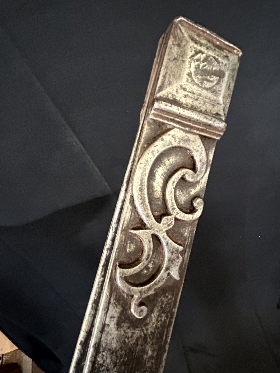 Compas en fer forgé  XVIIIe siècle-photo-2